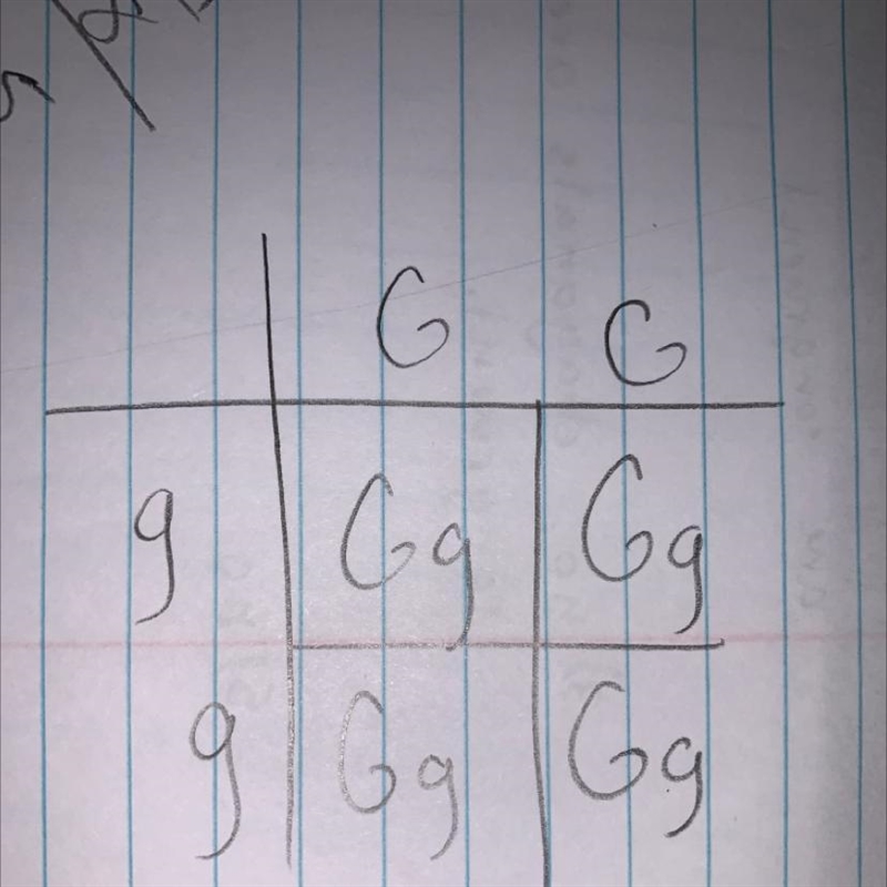 Green seed color (G) is dominant over yellow seed color (g). If a purebred green seed-example-1