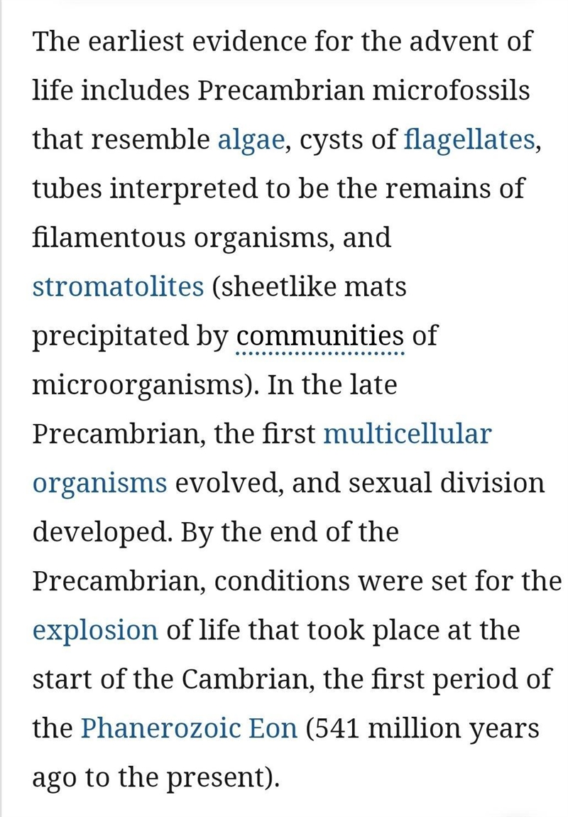 FOR 100 BRAINLZY POINTS I NEED IT NOW What marks the transition between the Precambrian-example-1