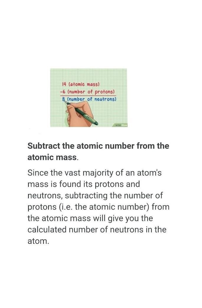 How do you calculate Neutrons?​-example-1