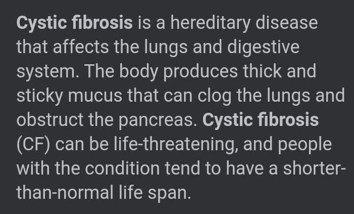 Uhm help pleaseeee. It's for bio but med students can help too! 5. Cystic fibrosis-example-1