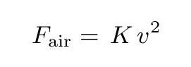 How does the force of air resistance depend on an object speed?​-example-1