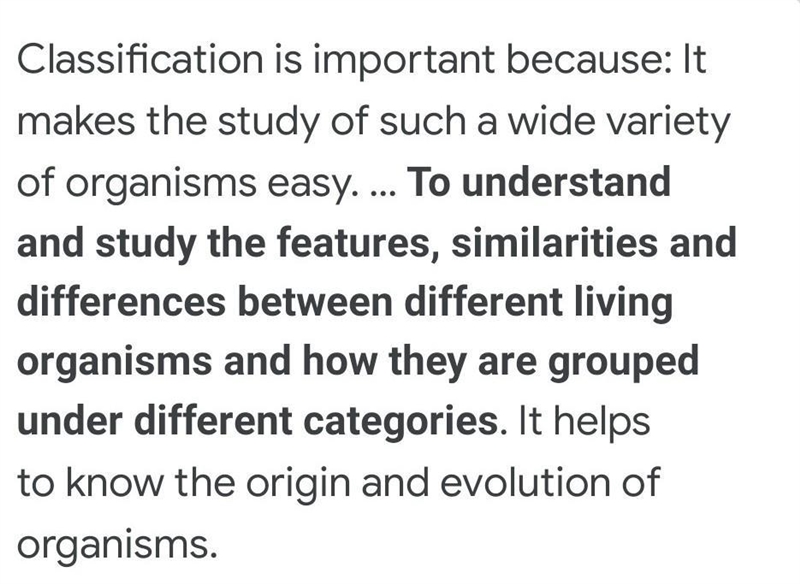 9) Give two importances of classification.​-example-1