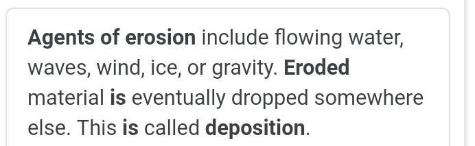 4. What are the major causes of erosion and deposition?-example-1