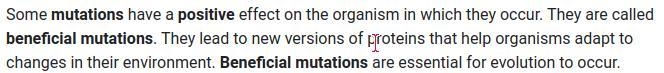 Your friend claims that all mutations are harmful to living things. Do you agree or-example-1