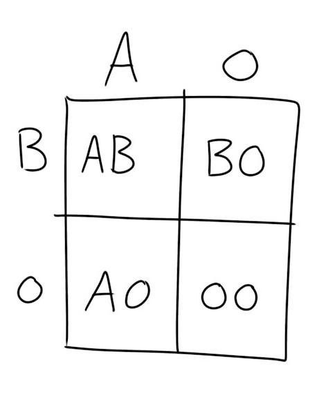 10. If a woman with Type A blood has a child with a man with Type B blood and their-example-1