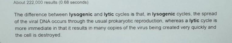 What determines whether a virus goes into the lytic cycle or the lysogenic cycle?-example-1