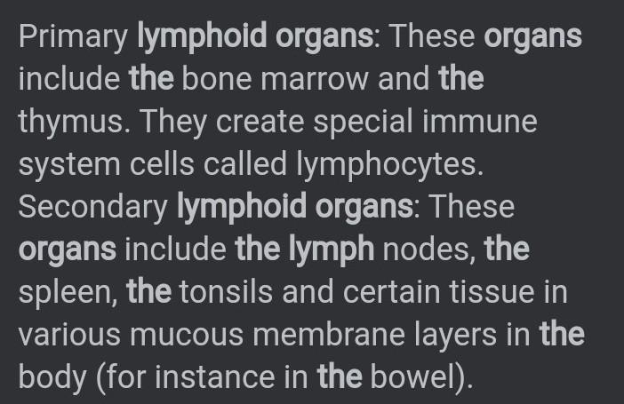 Can someone name and explain each lymph organ?-example-1