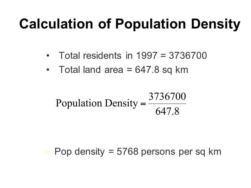 Population density is calculated by a. dividing the number of organisms in a region-example-2