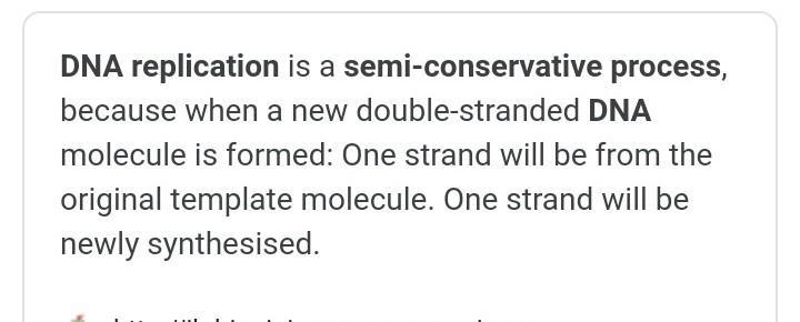 (a) Describe why DNA replication is said to be a semiconservative process. Explain-example-1