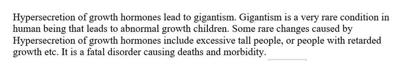 Hypersecretion of growth hormone after normal growth has ceased may cause: acromegaly-example-1