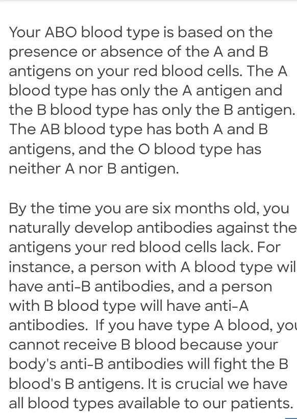 Explain the two inheritance patterns of blood type.-example-1