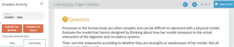 PLEASE HELP!!!! 100 Points Processes in the human body are often complex and can be-example-2