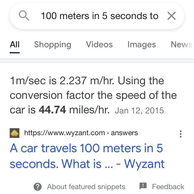 An object moves 100m in 5sec, Calcutta speed. pls answer my question!​-example-1