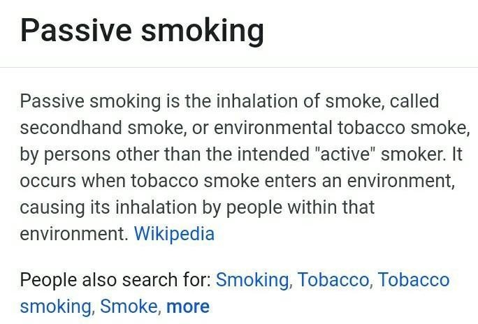 What is passive smoker ?​-example-1