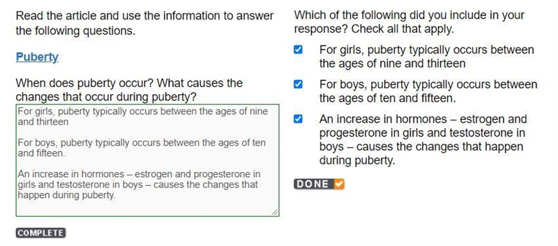 When does puberty occur? What causes the changes that occur during puberty?-example-1