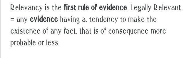 In which of the following ways should an investigator NOT use evidence from an investigation-example-2