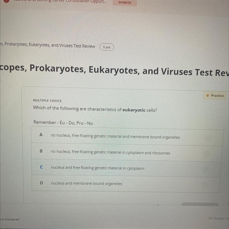 Which of the following are characteristics of eukaryotic cells?-example-1