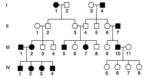 The pedigree below shows the passing of polydactyly (P) through a family. What is-example-1