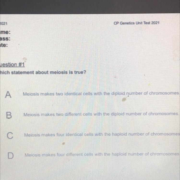 Question #1 Which statement about meiosis is true-example-1