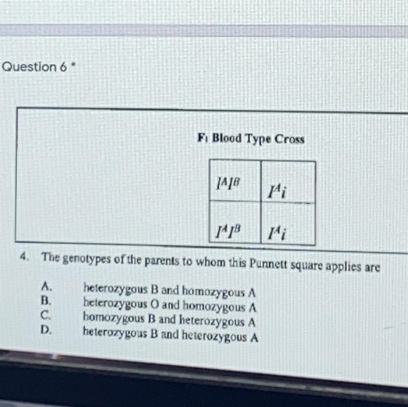 The genotypes of the parents to whom this Punnett square applies are?-example-1