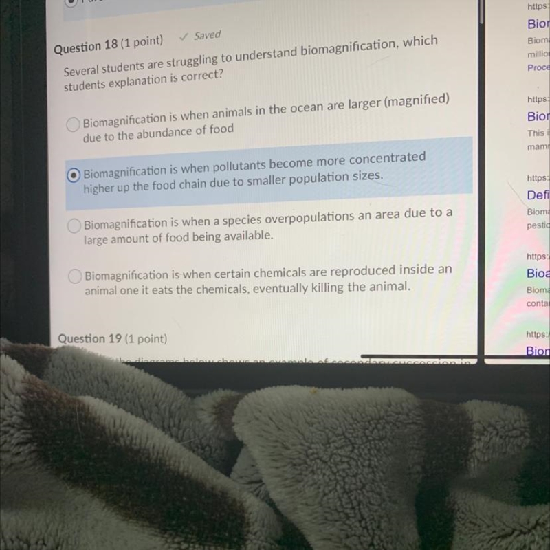 HIRRY Several students are struggling to understand biomagnification, which students-example-1