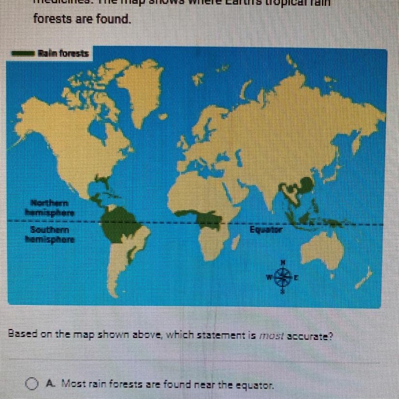 Rain forests supply a wide variety of resources. Some of these resources include rubber-example-1