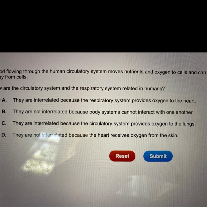 Blood flowing through the human circulatory system moves nutrients and oxygen to cells-example-1