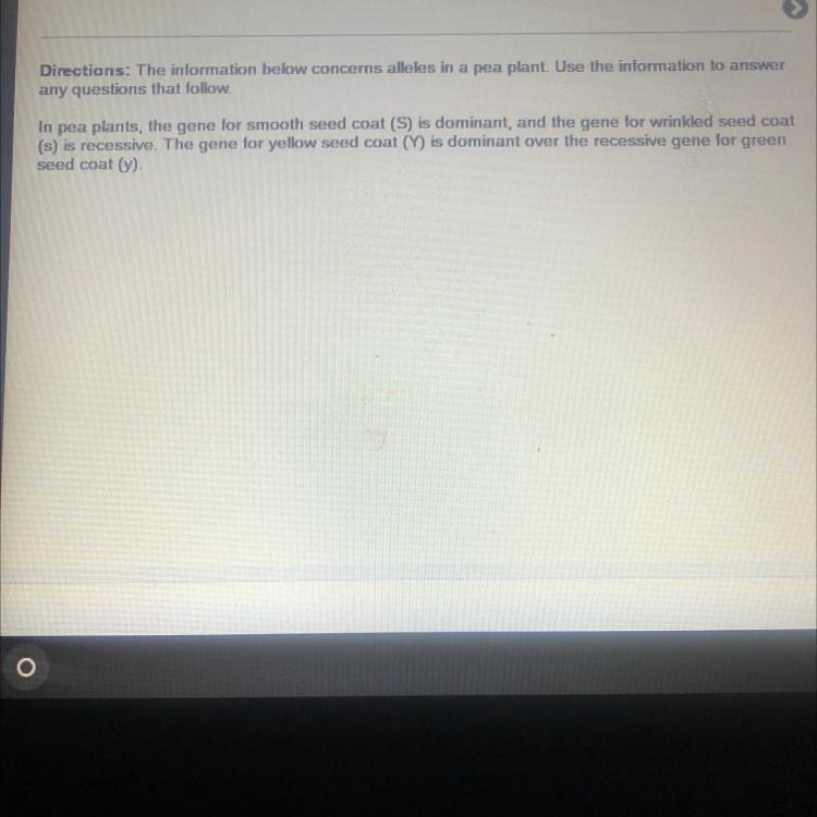 A plant with genotype SsYy is crossed with a plant with genotype SsYy. What is the-example-1