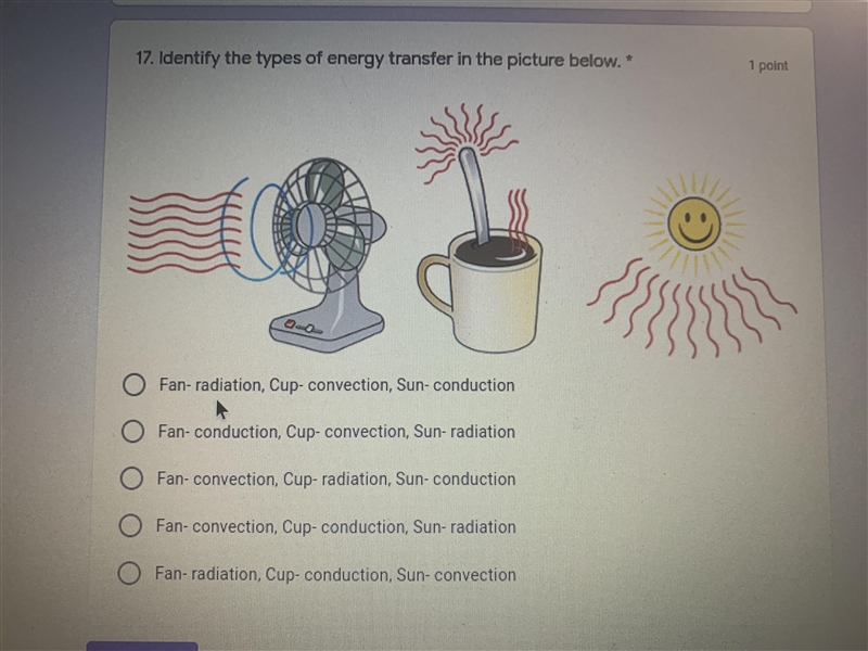 Identify the different types of energy below-example-1