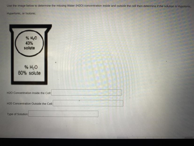 Hypotonic, hypertonic, or isotonic? Please help me answer this question!-example-1