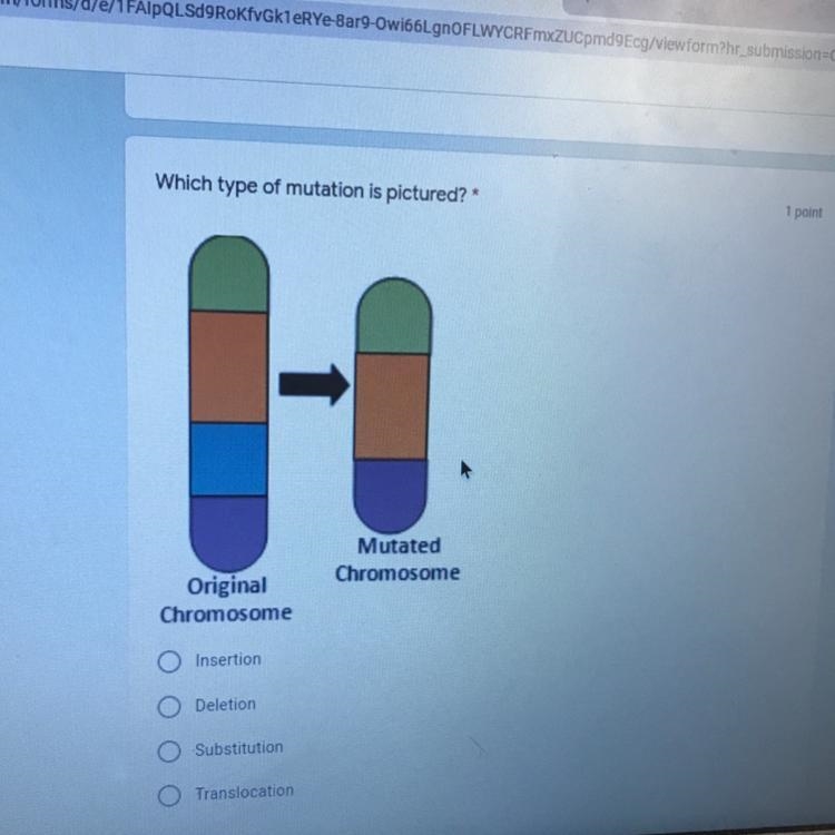 Which type of mutation is pictured?-example-1