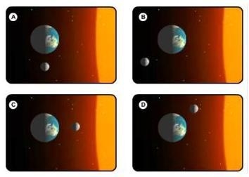 According to the diagram, how would the earth, moon, and sun be arranged if the low-example-1