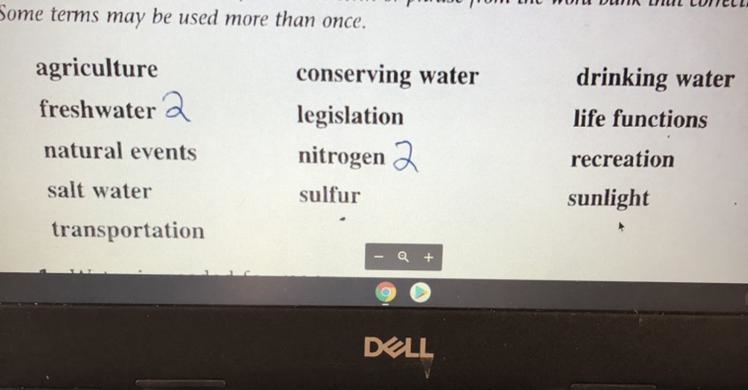 (word bank) acid precipitation results when___and____ compounds react with water in-example-1