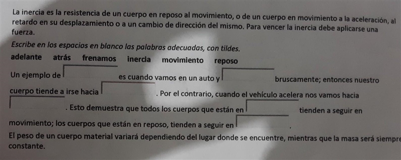 Escribe en los espacios en blanco las palabras adecuadas, con tildes. adelante atr-example-1