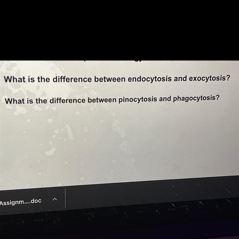 What is the difference between endocytosis and exocytosis?-example-1