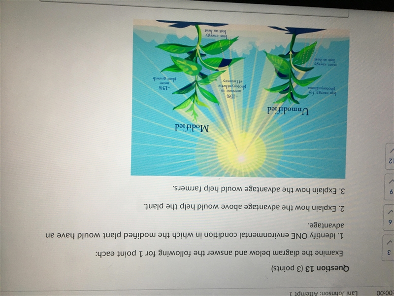 Examine the diagram below and answer the following-example-1