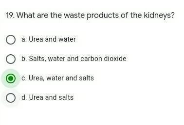 What are the waste products of the kidneys​-example-1