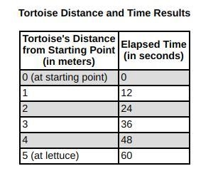 Henry wanted to know how fast his pet tortoise could walk. First, he placed a nice-example-1