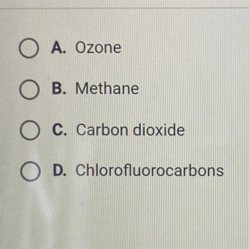 Which greenhouse gas contributes most to the positive radiative forcing that is increasing-example-1