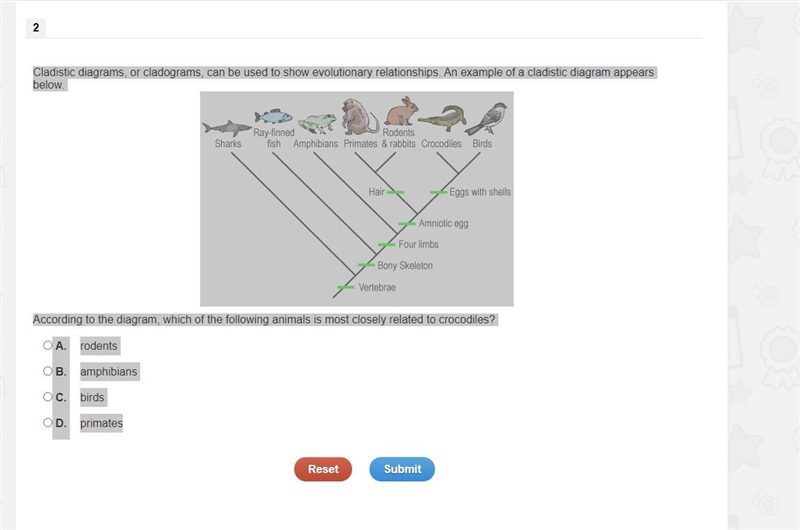 Cladistic diagrams, or cladograms, can be used to show evolutionary relationships-example-1