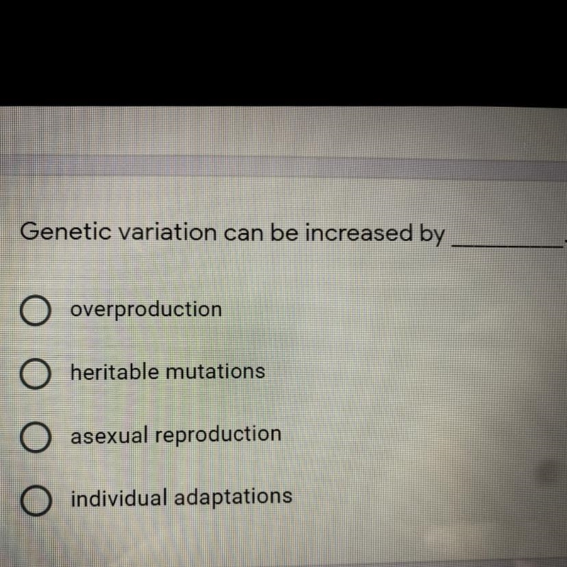 Genetic variation can be increased by???-example-1