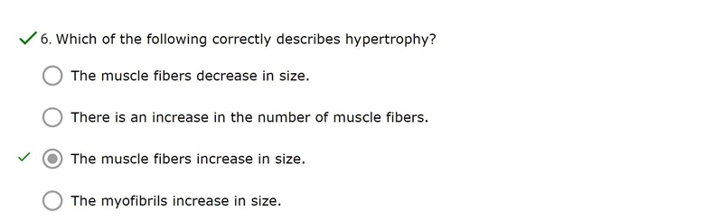 Which of the following correctly describes hypertrophy?-example-1