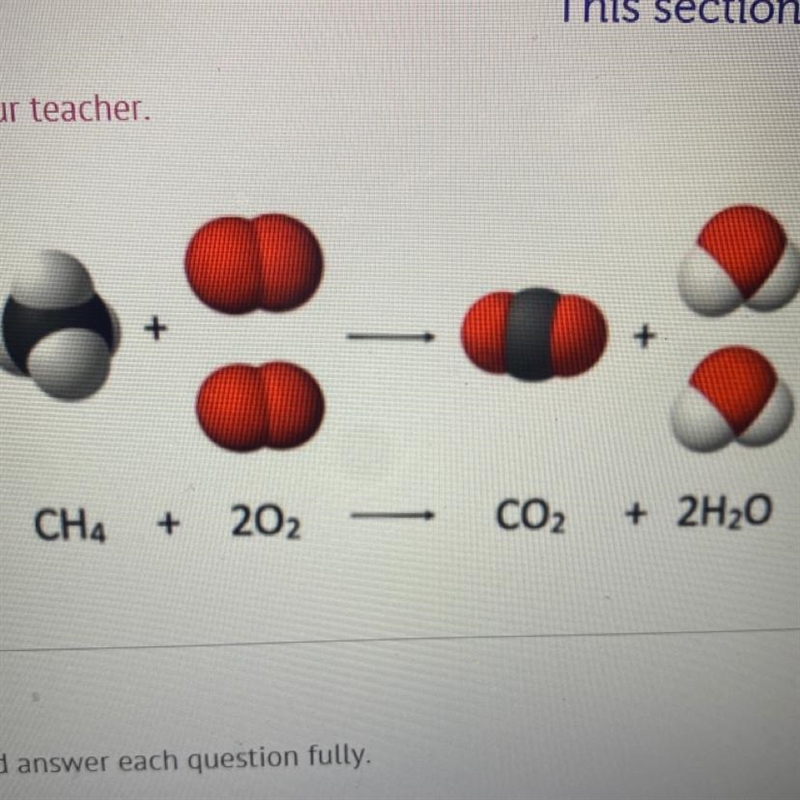 1. Does this equation represent a physical or chemical change? 2. Give one reason-example-1