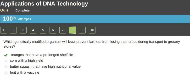 Which genetically modified organism will best prevent farmers from losing their crops-example-1