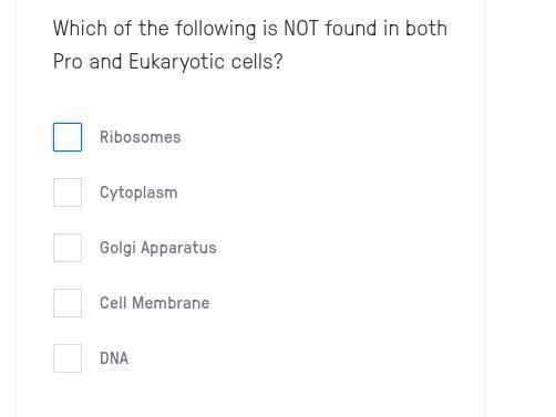 A. Ribosomes B. cytoplasm C. Golgi apparatus D. Cell membrane E. DNA-example-1