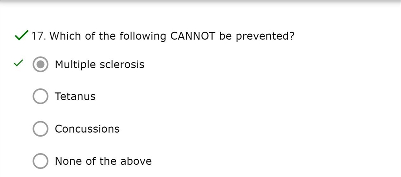 Which of the following CANNOT be prevented?-example-1