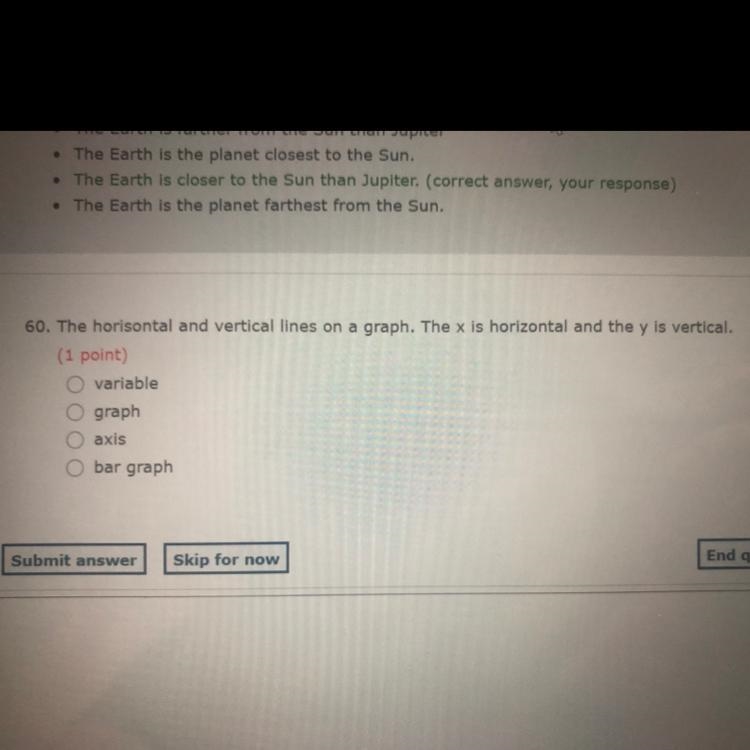 Need help! The horizontal and vertical lines on a graph. The x is horizontal and the-example-1