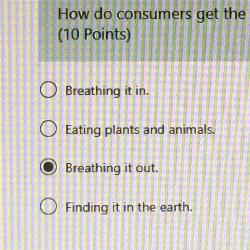 How do consumers get the carbon that we need?-example-1