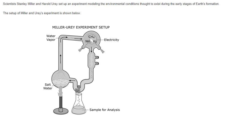 Which conclusion about the origin of life could be drawn from the potential results-example-1