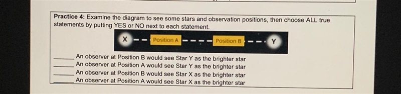 Examine the diagram to see some stars and observation positions, then choose ALL true-example-1